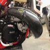 Carbon Fiber MAX-Coverage Pipe Guard For FMF Fatty/Gnarly - Fits 20-25 Beta 250/300 RR/RX/RACE/X-PRO