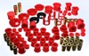 Red Hyper-Flex Master Bushing Set - For 89-94 Nissan 240SX (S13)