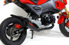 ShortMeg 2 Black Full Exhaust - For 17-20 Honda MSX125 Grom