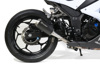 VZ9 Veloce Electro-Black Slip On Exhaust - for 13-17 Kawasaki Ninja 300