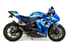 Electro Black Steel Titanium Full Exhaust - Suzuki GSXR1000