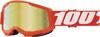 Strata 2 Orange Junior Goggles - Gold Mirror Lens