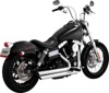 Vance & Hines HD Dyna 06-17 Bigshots Staggered Chrome PCX Full System Exhaust