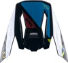 S-M5 Visor Black/Cyan/Fluo Yellow by Alpinestars - Helmet visor for Alpinestars S-M5