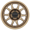 MR702 17x8.5 0mm Offset 5x5 71.5mm CB Method Bronze Wheel