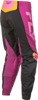 Fly Racing Women's F-16 Pants Black/Mauve/Yellow Sz 07/08 - Women's F-16 Pants, US Size 07/08