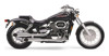 Classic Slash Cut Full Exhaust - For 01-07 Honda Spirit 750