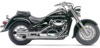 Classic Slash Cut Chrome Full Exhaust - For 01-08 C/M50 Blvd & 800 Volusia