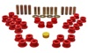 90-97 Mazda Miata Red Rear Control Arm Bushing Set