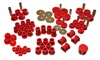 Red Hyper-Flex Master Bushing Kit 8.18102R Fits 79-85 Toyota 4WD Pickup