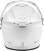 Fly Racing Trekker Solid Helmet White Large For 2024 - White Large helmet For 2024