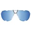 100% Westcraft Sunglasses White Frame Blue Lens Unisex Adults