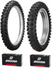 MX3S 80/100-21 & MX33 100/100-18 Tire Kit - w/ HD Sedona Tubes