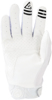 Answer 25 Peak Gloves White/Black Youth - Small - Lightweight race-ready youth gloves