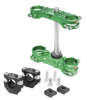 ROCS Triple Clamp 23mm Green - For 13-20 KX250F & 13-18 KX450F