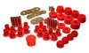 72-85 Dodge/Plymouth 1/2 & 3/4 Ton S/C Pickup Red Hyper-Flex Master Bushing Set