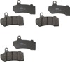 Complete Pad Set - HHF Street Ceramic Organic Brake Pads - Replaces H-D # 41854-08, 42897-08, 42897-06 & 42850-06