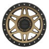 MR312 17x8.5 0mm Offset 6x120 67mm CB Bronze/Black Street Loc Wheel