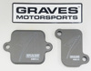 Smog Block Off Plates - For Yamaha FZ-09 / XSR900 / FJ-09 / YXZ1000r