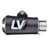 LV-10 Carbon Fiber Dual Slip On Exhaust - For 10-20 Kawasaki Z1000