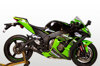 Black GP19 Stainless Steel Full Exhaust - For 16-20 Kawasaki ZX10R