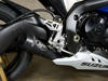 Black GP Slip On Exhaust - For 09-11 Suzuki GSXR1000