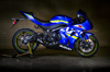 Black GP Full Exhaust w/ Stainless Tubing - For 17-24 Suzuki GSXR1000