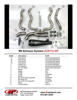 Black GP Full Exhaust w/ Stainless Tubing - For 09-11 Suzuki GSXR1000