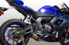 Full Exhaust w/ Titanium Muffler and Q6 Quiet Insert - For 2022 Yamaha R7