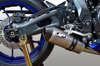 Full Exhaust w/ Titanium Muffler and Q6 Quiet Insert - For 2022 Yamaha R7