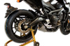 RM1 Black Full Exhaust w/ dB killer - For 14-20 Yamaha FZ09 MT09 XSR900