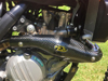 Carbon Fiber Header Heat Shield - For 16-18 Husqvarna FC/FX KTM SXF XCF 450 w/ MegaBomb