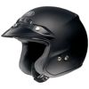 RJ Platinum R Matte Black 3/4 Open-Face Motorcycle Helmet 3X-Large