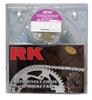 QA GB520MXZ4-116 Chain 13/53 Silver Aluminum Sprocket Kit - RK Excel Chain & Sprocket Kit