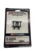 Race Stand Stopper - Silver (pair) - 8mm bolts fits most Suzuki and Kawasaki sport bikes