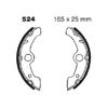 Front Organic Brake Shoes - For 89-98 Big Bear 350 & 93-99 Kodiak 400