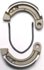 Standard Organic Brake Shoes - For 09-13 Yamaha YFM90 Raptor