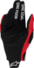 Alpinestars Radar Pro Gloves Bright Red 2X-Large - Bright Red Gloves Size 2X-Large