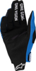 Alpinestars Radar Pro Gloves Blue 2X-Large - Blue Radar Pro Gloves in 2X-Large size