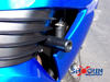 No Cut Black Frame Sliders - For 06-11 Kawasaki ZX14