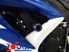 No Cut Black Frame Sliders - For 08-10 Suzuki GSXR600 GSXR750