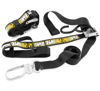 84" Long X 1-1/2" Swivel Carabiner Tie-Downs - Black