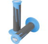 Clamp On Full Diamond Grip System - Neon Blue & Dark Gray