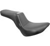 Daytona Basketweave Vinyl 2-Up Seat Black Low - For 18-20 Harley FXLR FLSB