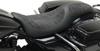 Fred Kodling Alcantara Black 2-Up Seat - For 08-20 Harley FLH FLTR