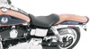 Tripper Plain Synthetic Leather Solo Seat - Black - For 06-17 Harley Dyna