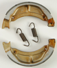 Grooved Organic Brake Shoes