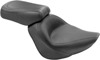 Plain Vinyl Solo Seat - For 06-17 Harley Softail