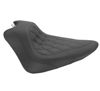 Tripper Diamond Synthetic Leather Solo Seat - For 12-17 Harley FLS 11-13 FXS