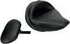 Plain Vinyl Solo Seat Black Foam w/Backrest - For Yamaha Roadliner Stratoliner